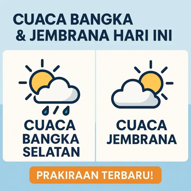 Cuaca Bangka Selatan & Jembrana