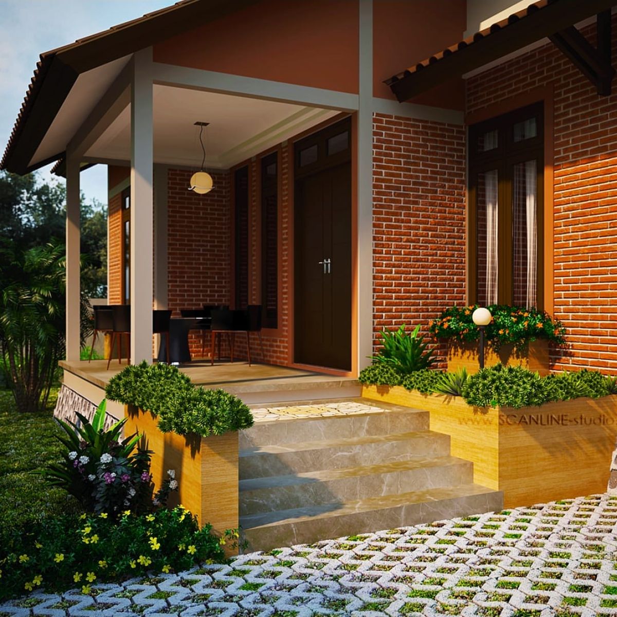 Ilustrasi Teras Rumah. Sumber: ruangarsitek.id