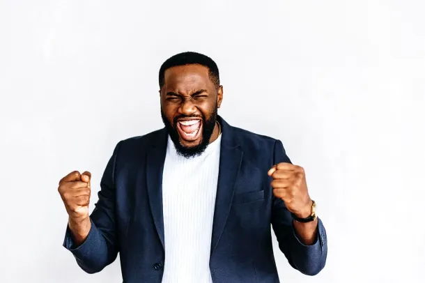 Ilustrasi Pria Yang Termotivasi