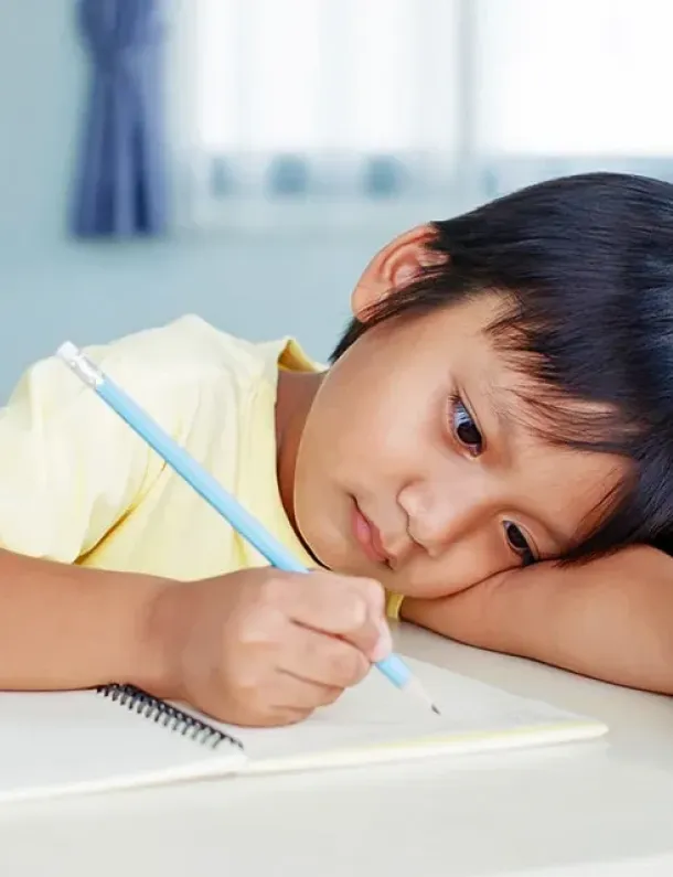 Ilustrasi Anak Yang Tidak Bersemangat