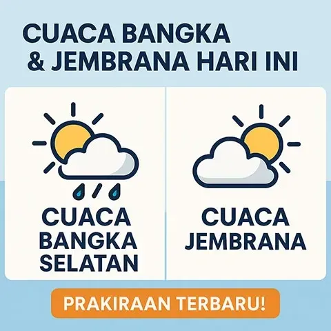 Cuaca Bangka Selatan & Jembrana