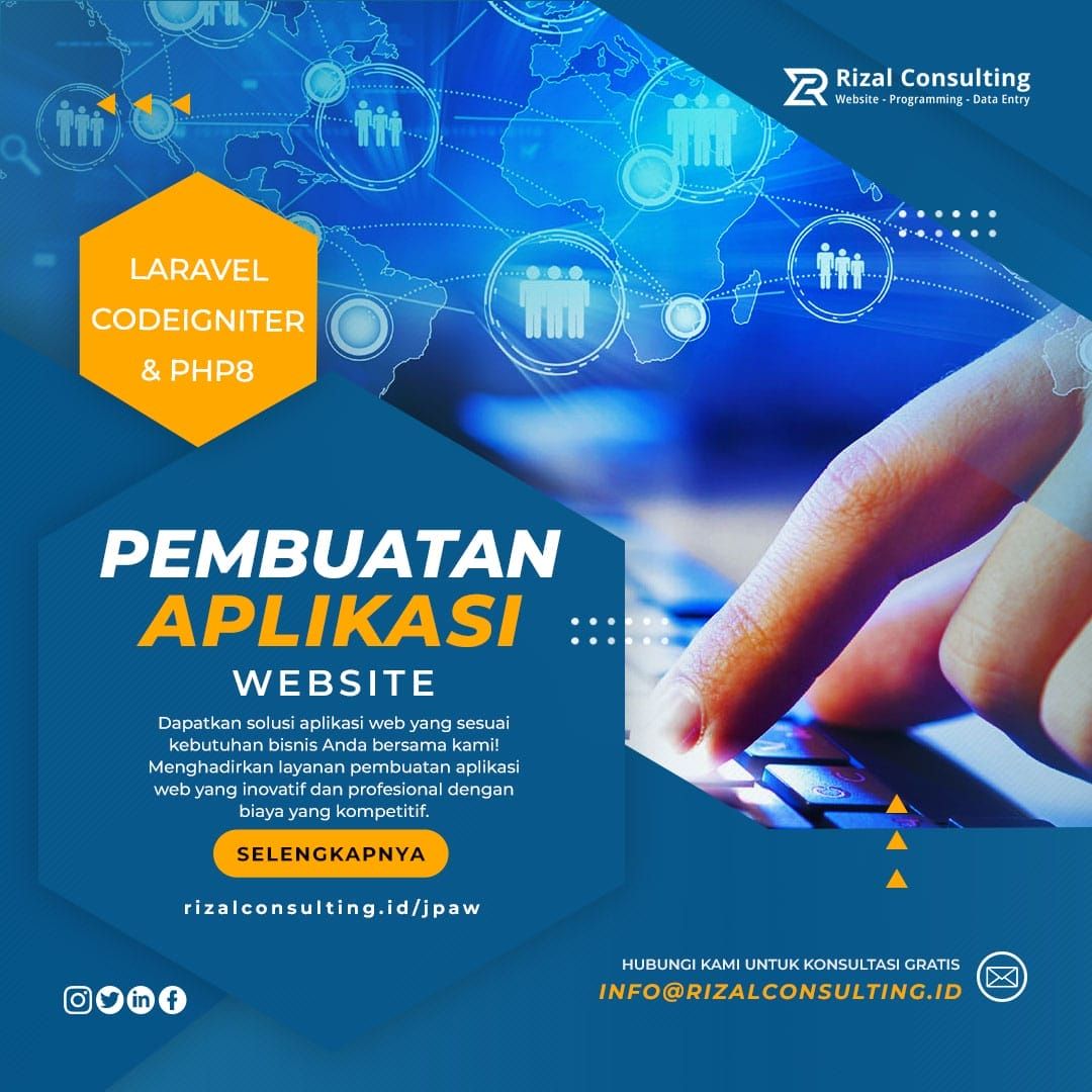 Jasa Pembuatan Aplikasi Berbasis Website | Beragam Fitur Inovatif Untuk Efektivitas Dan Optimalisasi Bisnis Anda. Tampilan Responsif Di Berbagai Perangkat | Klik Disini Untuk Kosultasi Gratis!