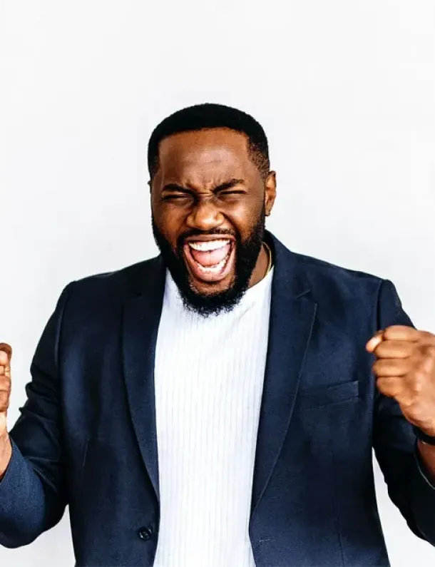 Ilustrasi Pria Yang Termotivasi