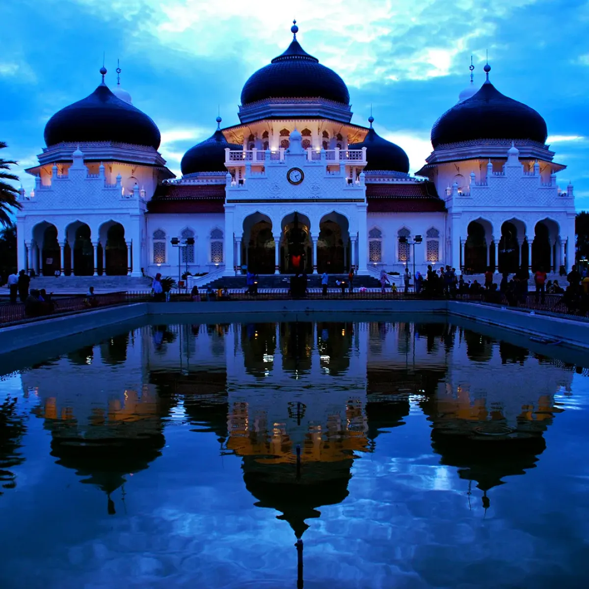 Ilustrasi Masjid Baiturrahman Aceh