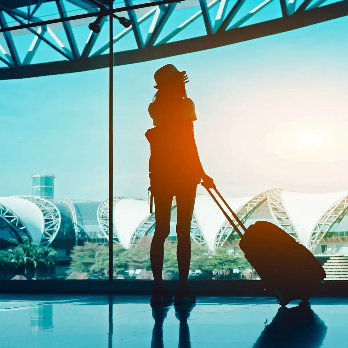 Ilustrasi Orang Yang Bepergian Wisata