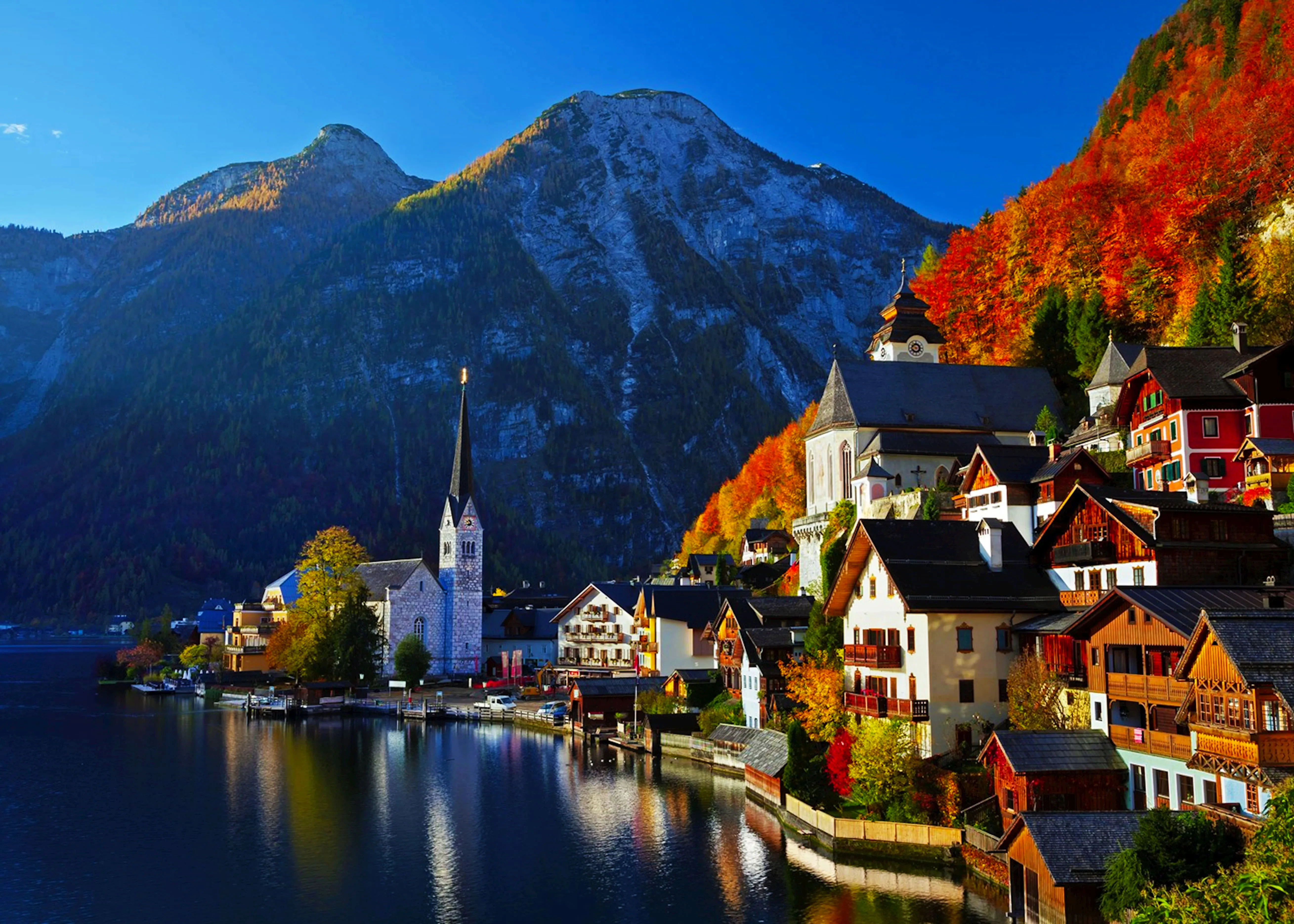 01 hallstatt perched on lake hallstatt