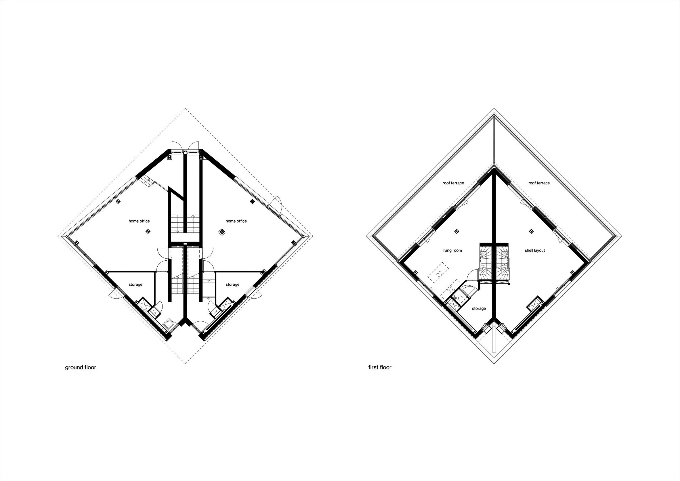 09v8 architects circular design rotterdam villa residu dezeen plans dezeen 2364 col 2