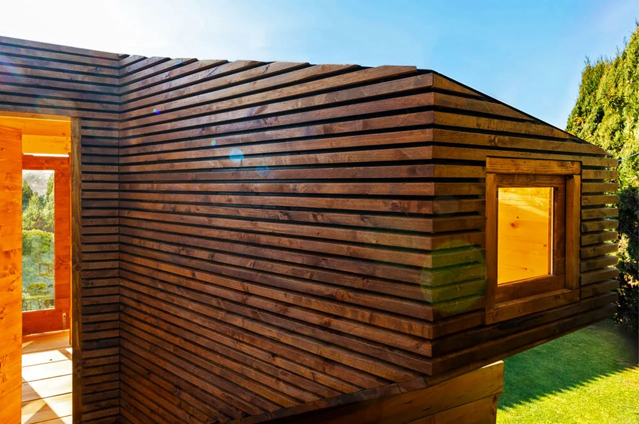 11 sustainable wooden treehouse 15
