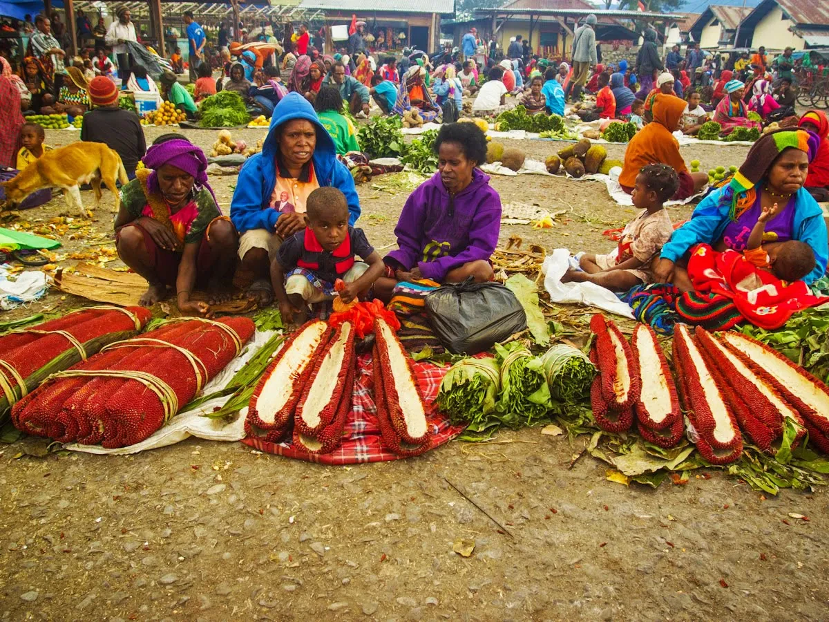 10 pasar Jibama Wamena