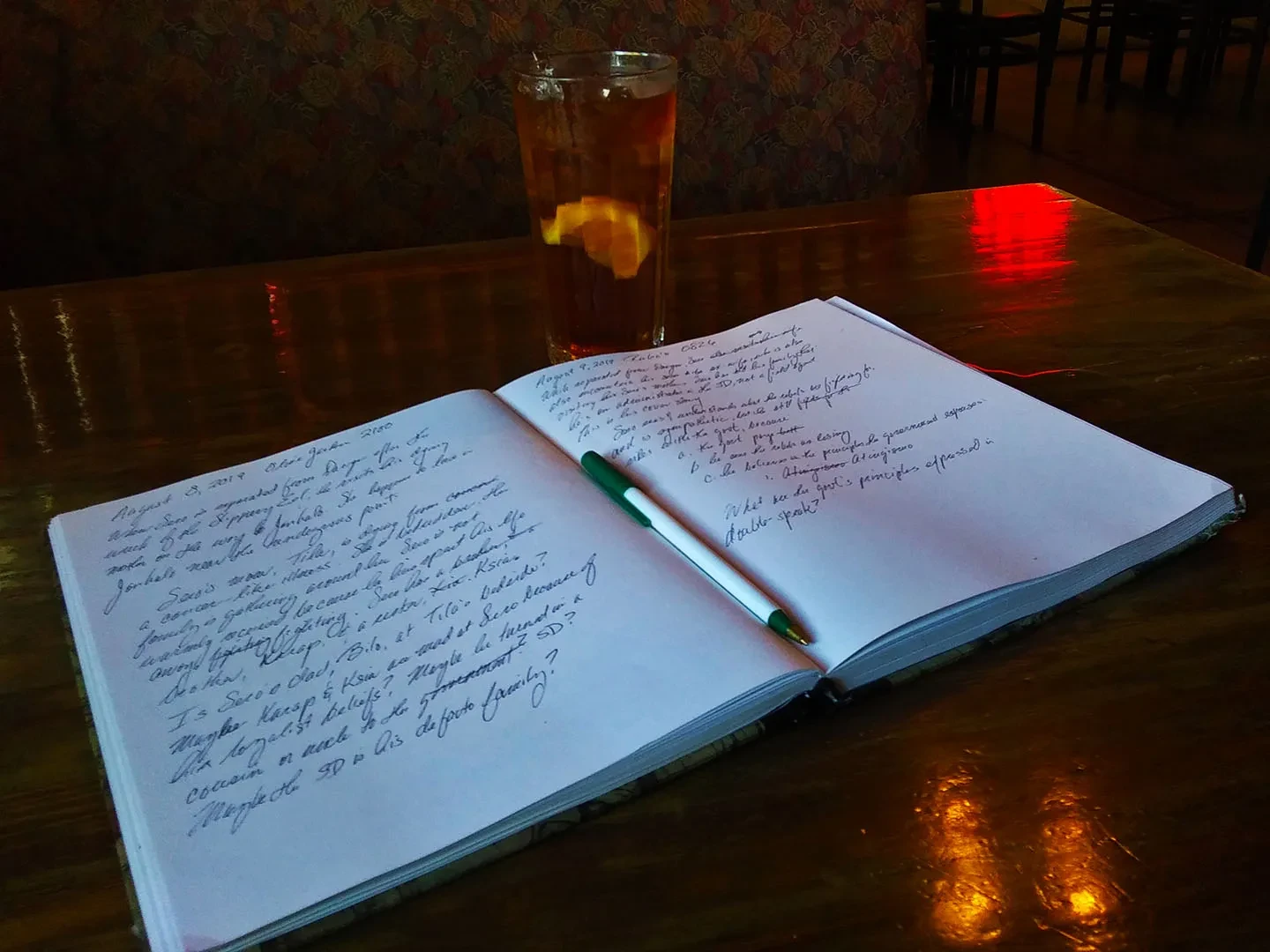 02 Notebook with pen August 2019