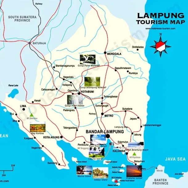 Peta Provinsi Lampung
