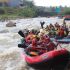 Ilustrasi Kegiatan Rafting Di Sungai Ciwulan