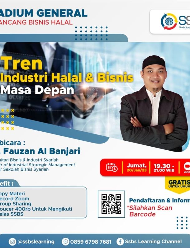Brosur Tren Industri Halal Dan Bisnis Masa Depan 2023 Oleh SSBS