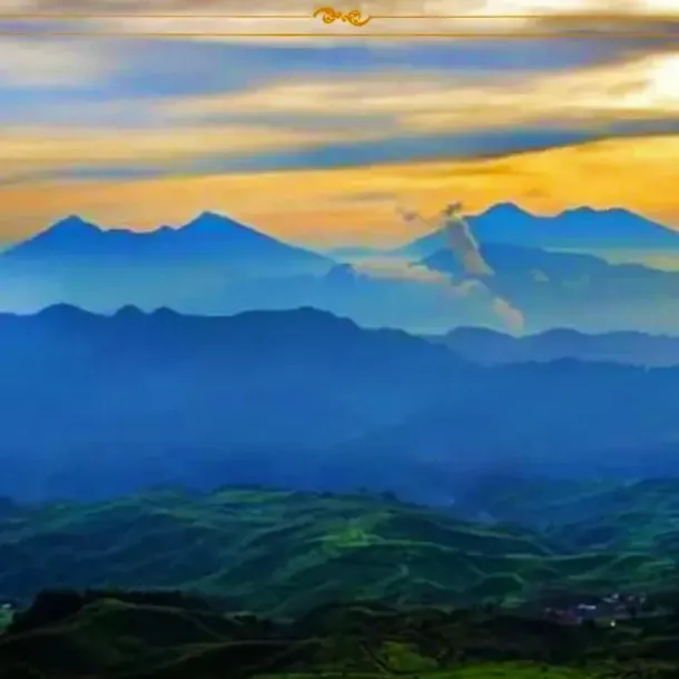Ilustrasi Gunung Salak Halimun
