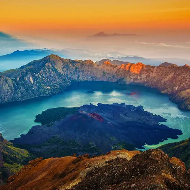 Ilustrasi Gunung Rinjani