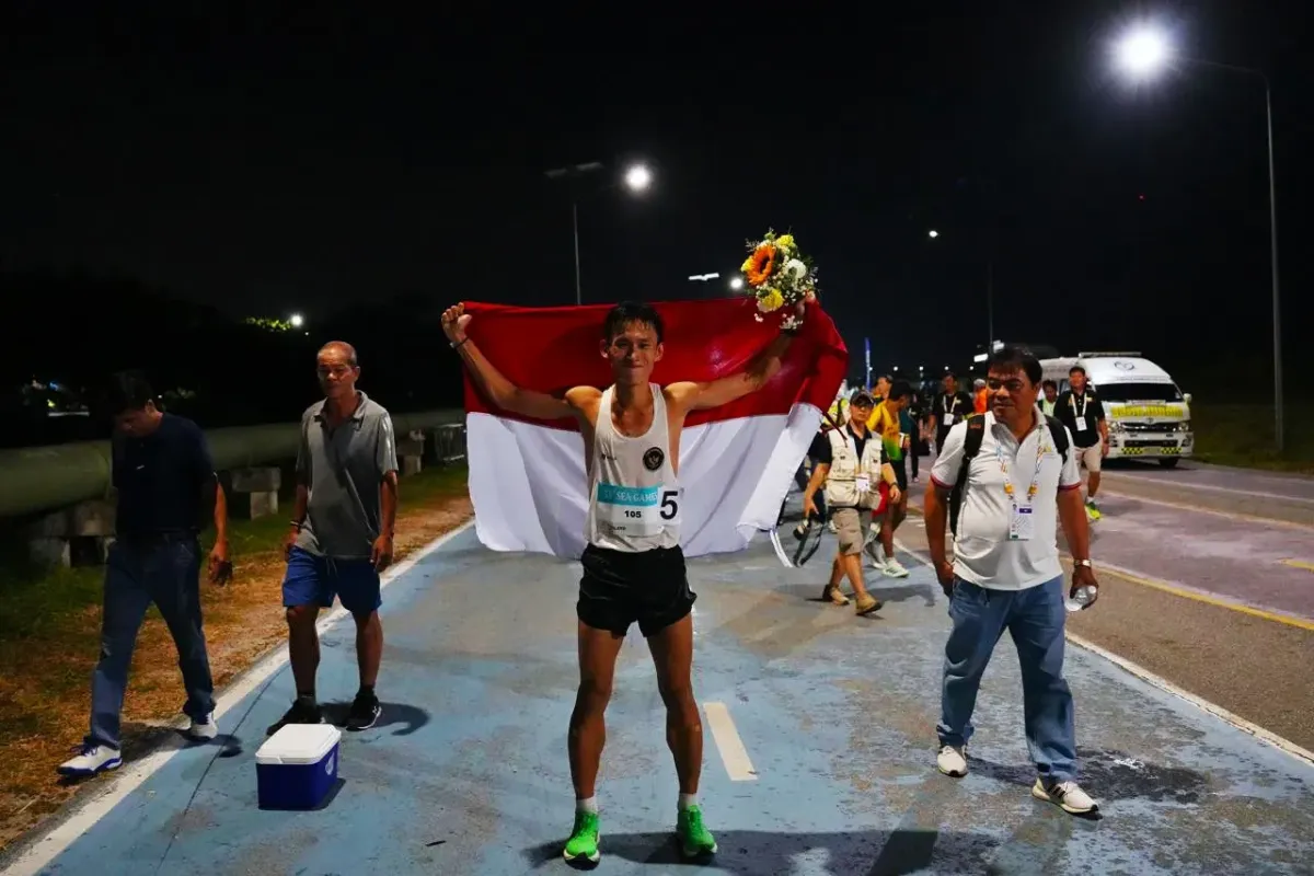 Ilustrasi Peraih Medali Emas SEA GAMES 2025 dari Indonesia