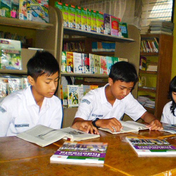 Ilustrasi Anak SD Membaca Buku
