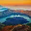 Ilustrasi Gunung Rinjani