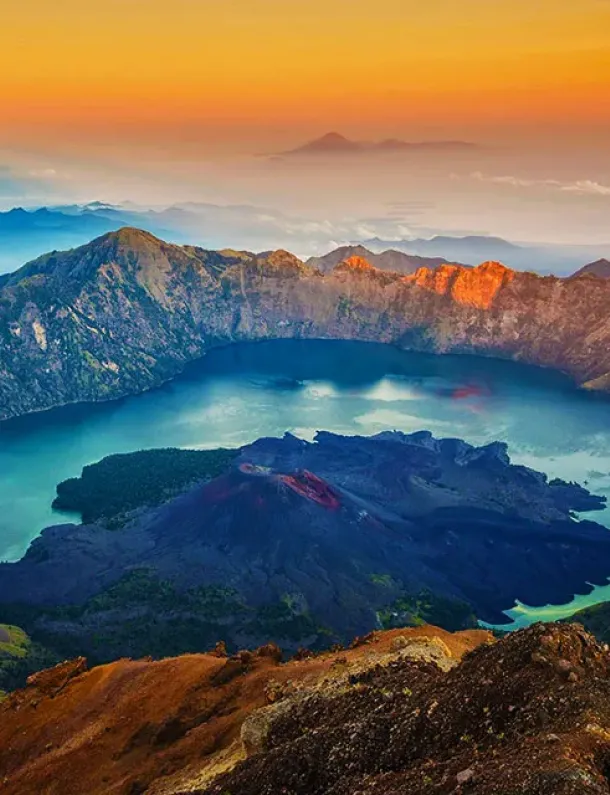 Ilustrasi Gunung Rinjani