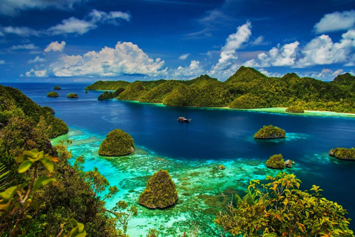 Ilustrasi Raja Ampat, Indonesia