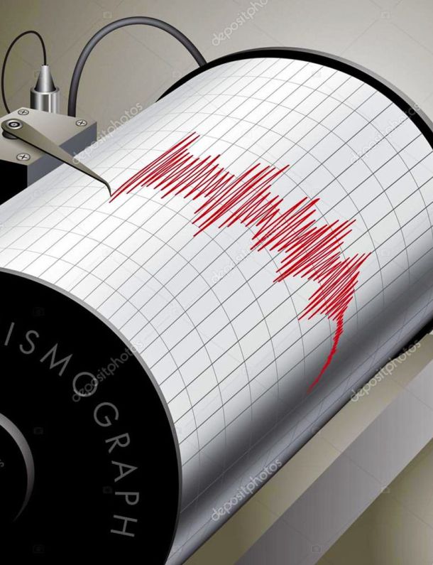 Ilustrasi Seismograf Yang Mencatat Aktivitas Kegempaan