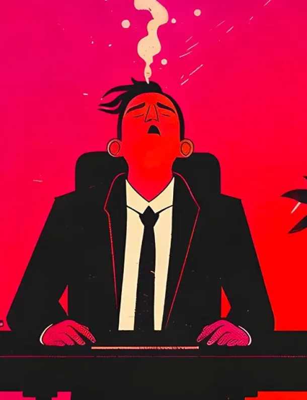 Ilustrasi Toxic Productivity