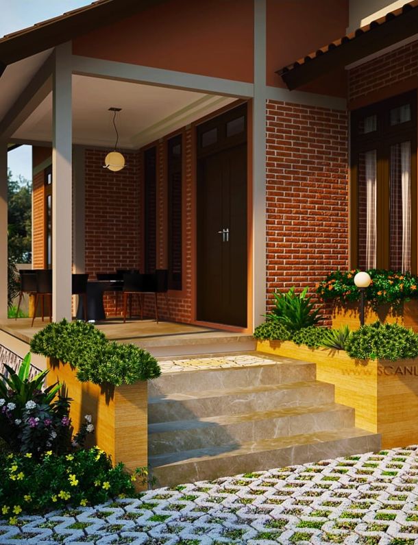Ilustrasi Teras Rumah. Sumber: ruangarsitek.id