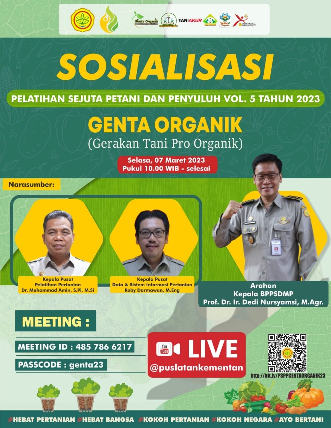 SOSIALISASI PELATIHAN SEJUTA PETANI DAN PENYULUH VOL. 5 TAHUN 2023