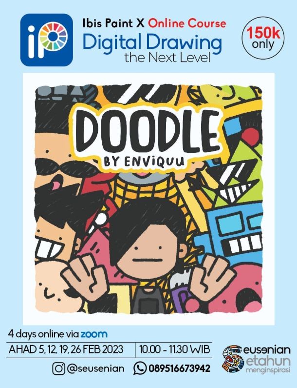 Brosur Ibis Paint X Online Course: Digital Drawing the Next Level