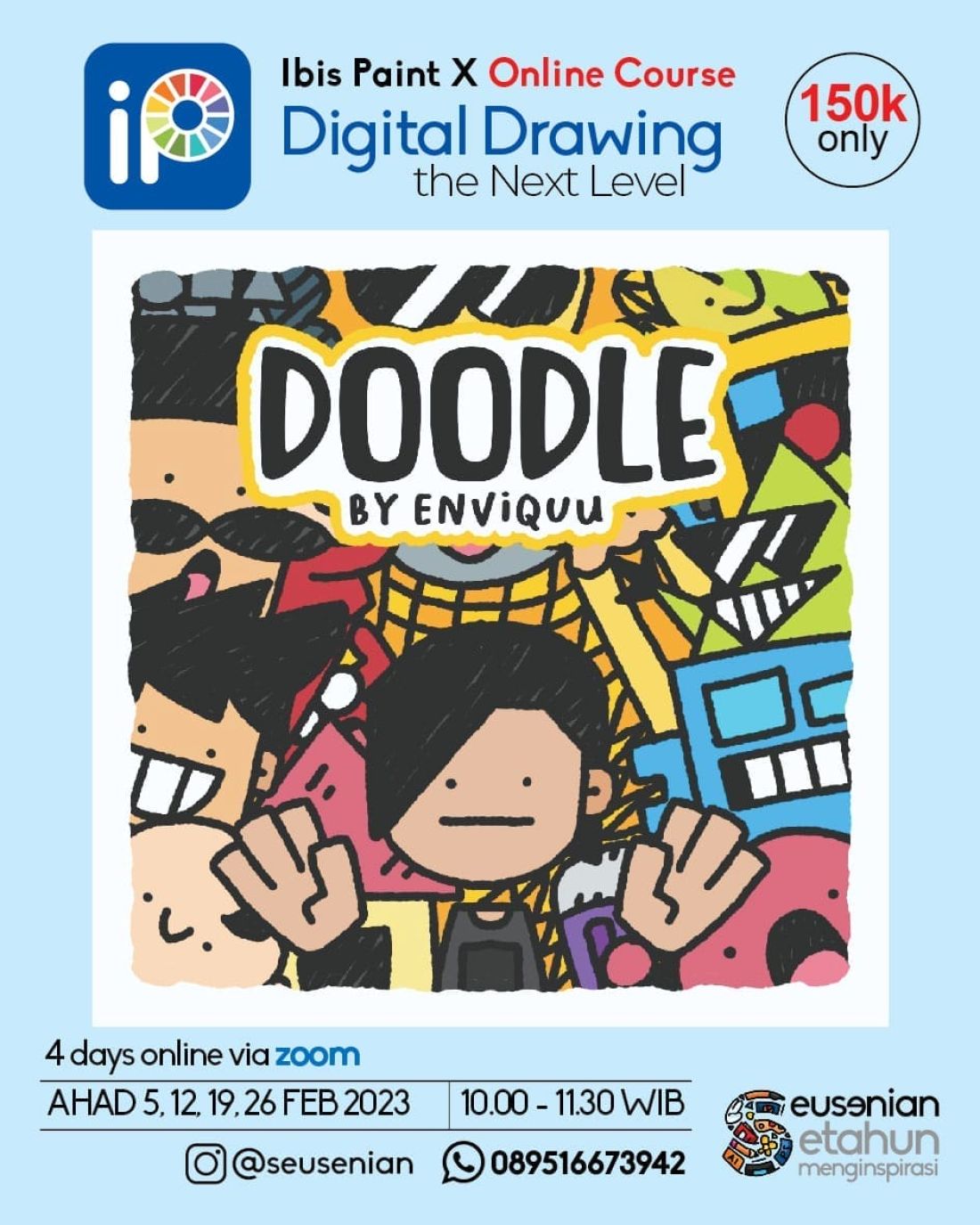 Brosur Ibis Paint X Online Course: Digital Drawing the Next Level