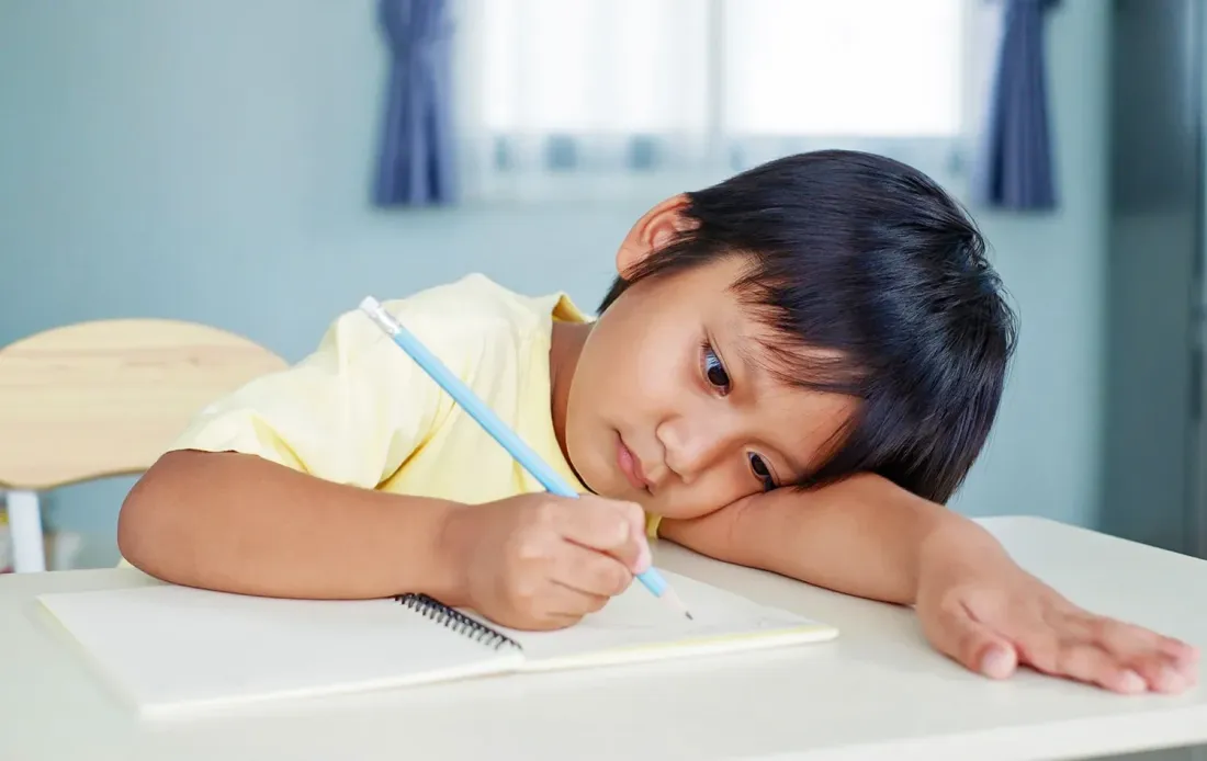Ilustrasi Anak Yang Tidak Bersemangat