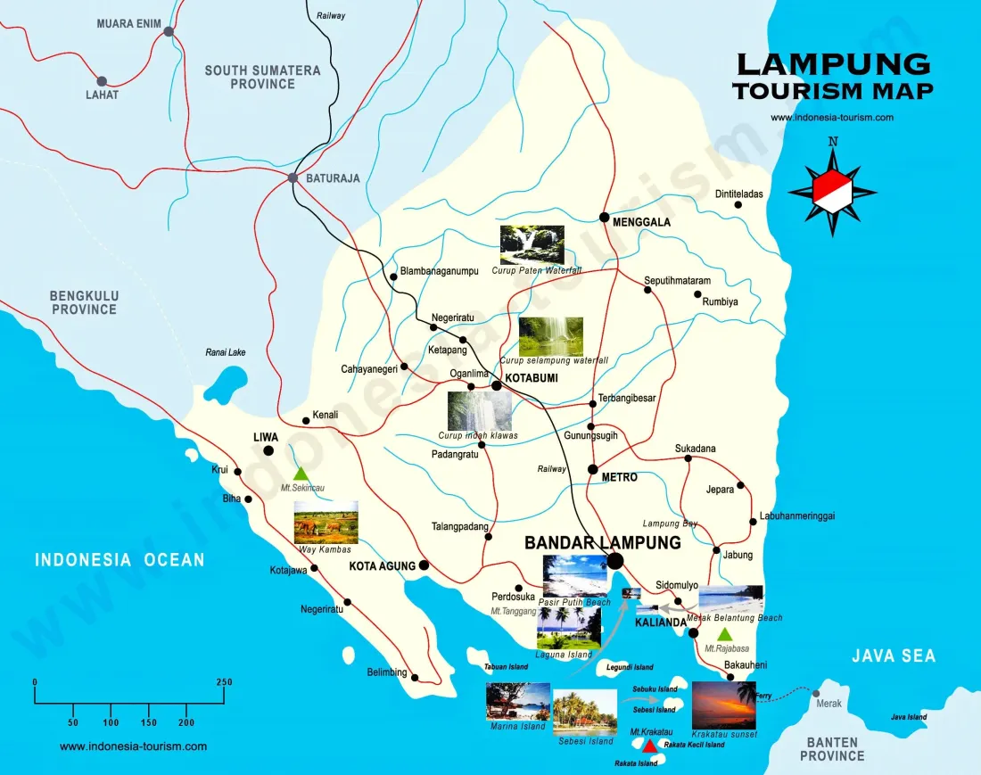 Peta Provinsi Lampung