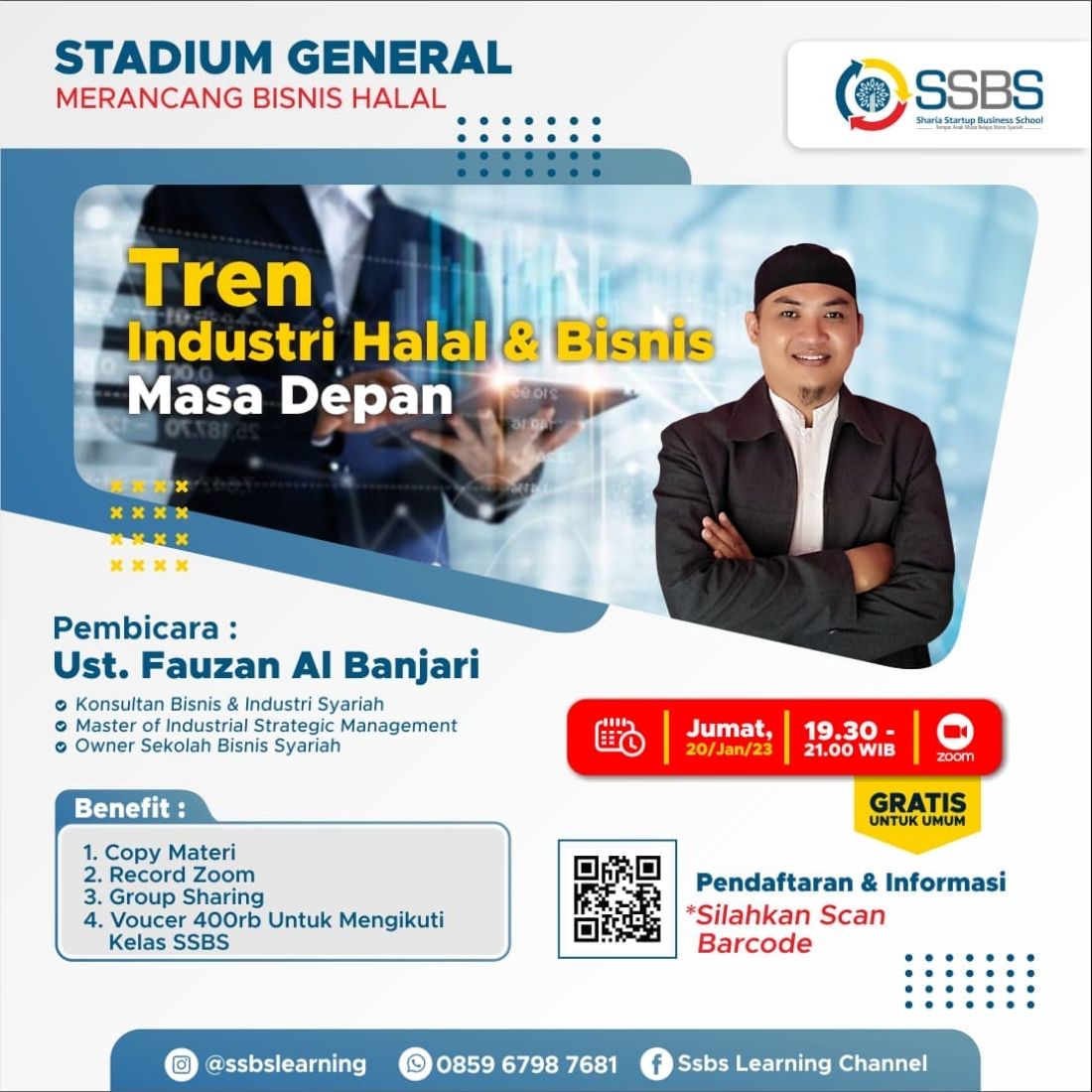 Brosur Tren Industri Halal Dan Bisnis Masa Depan 2023 Oleh SSBS