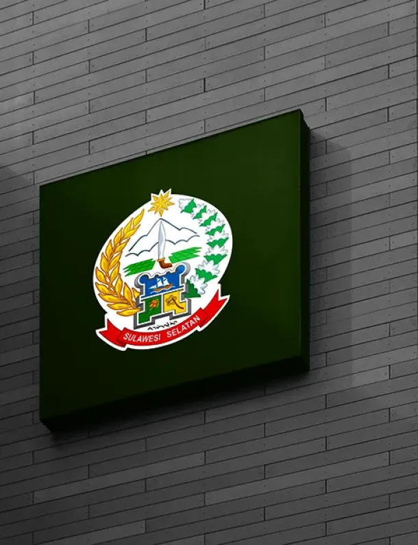 Ilustrasi Logo Provinsi Sulawesi Selatan
