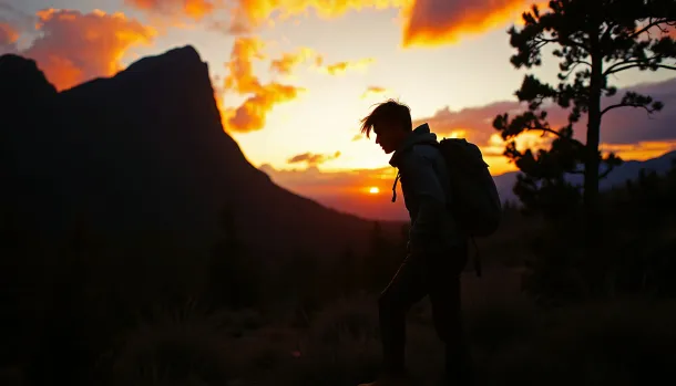 Ilustrasi Pria Berjalan Sendiri