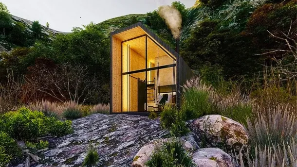 Ilustrasi Rumah Kabin Cabana