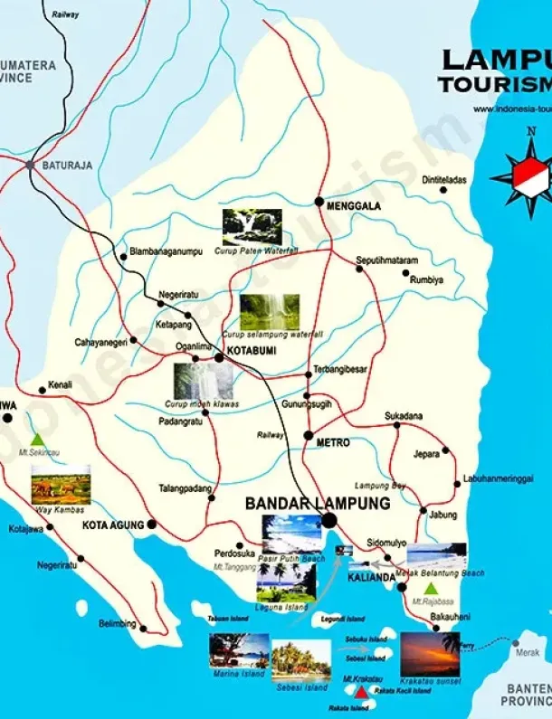 Peta Provinsi Lampung