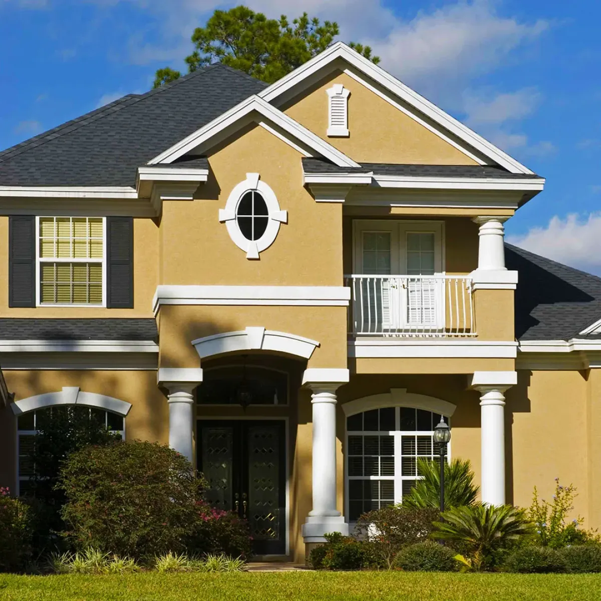 Ilustrasi Cat Eksterior Rumah